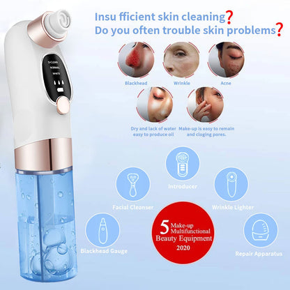 Facial Cleansing Device & Blackhead Remover | Mini Hydra Facial Device
