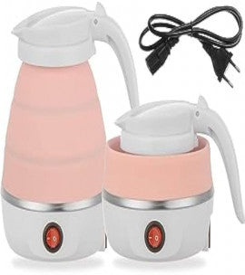 Silicone Foldable Portable| Travel Electric Kettle for Umraha, Camping, Office & Home